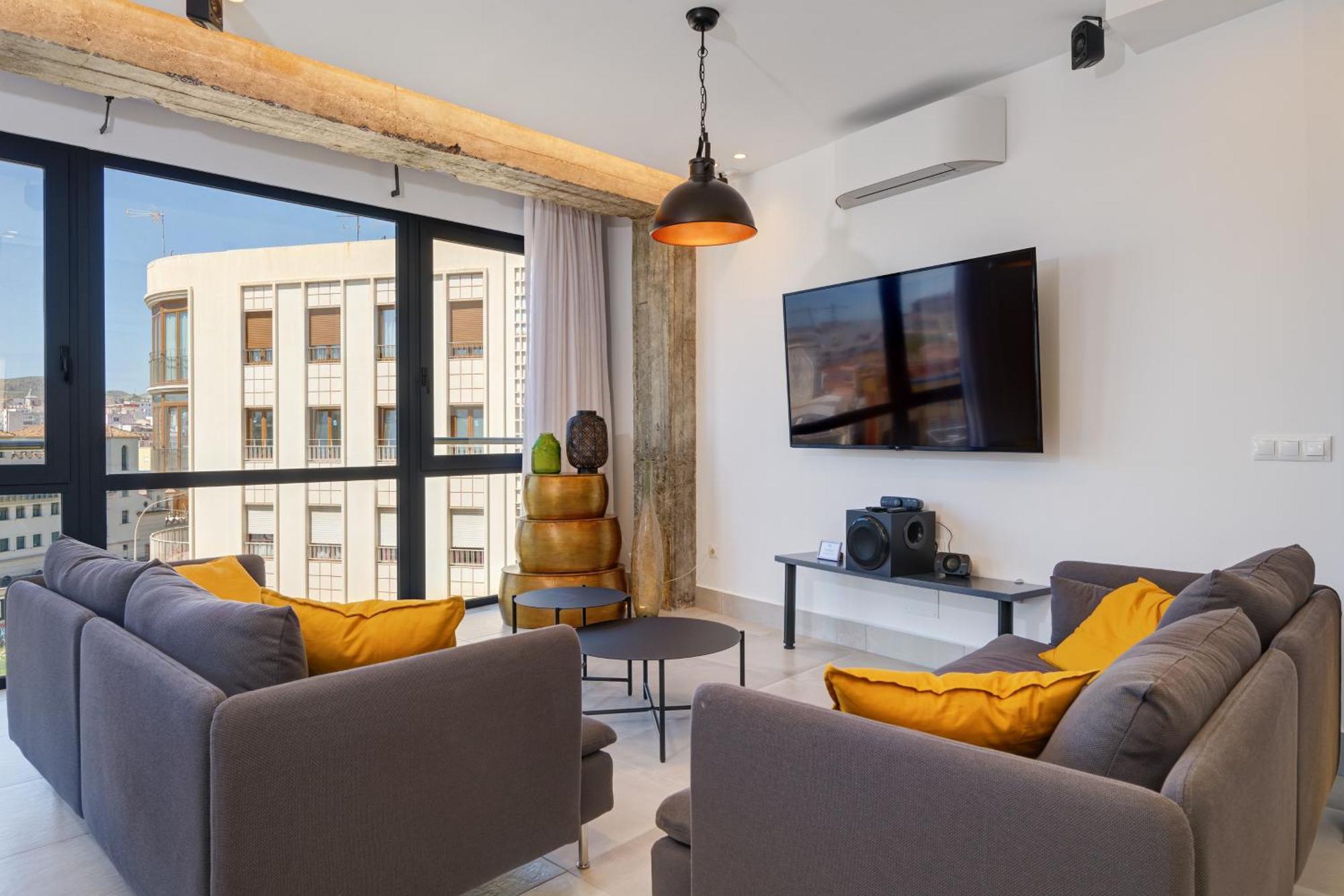 Apartment Tribuna Center By Seric,15' Walking To The Beach 马拉加 外观 照片